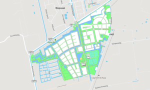 Kaart Oostindie in omgeving